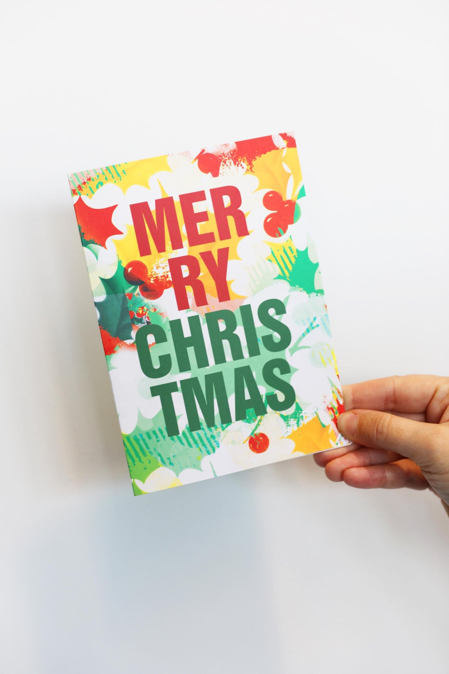 Merry Christmas Seasonal berries card