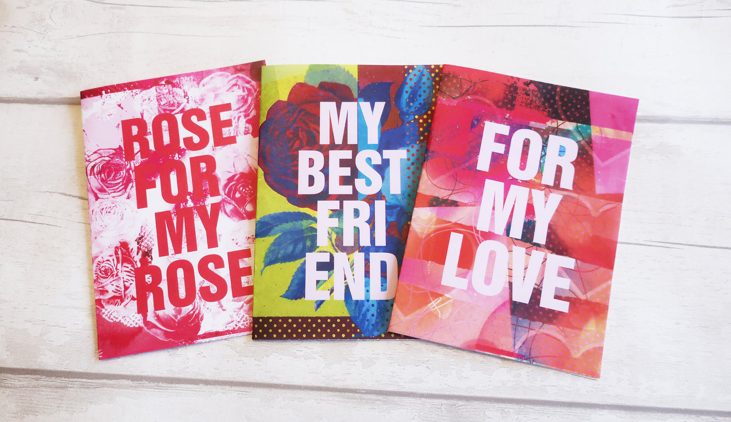 Modern Friendship Card, Valentine's Day Gift for Friend