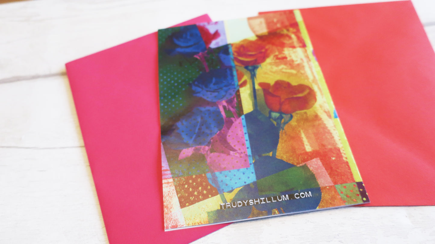 Modern Friendship Card, Valentine's Day Gift for Friend