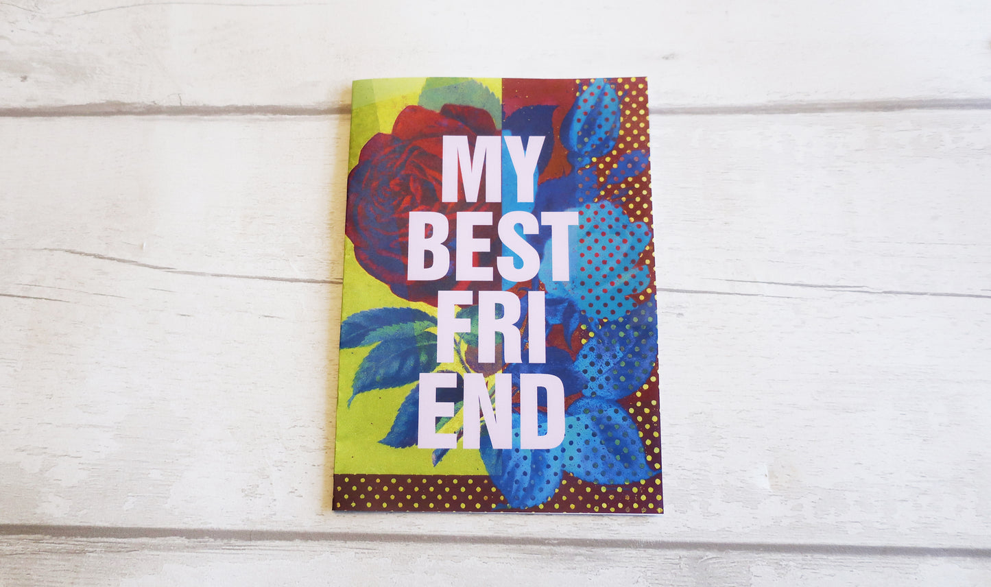 Modern Friendship Card, Valentine's Day Gift for Friend