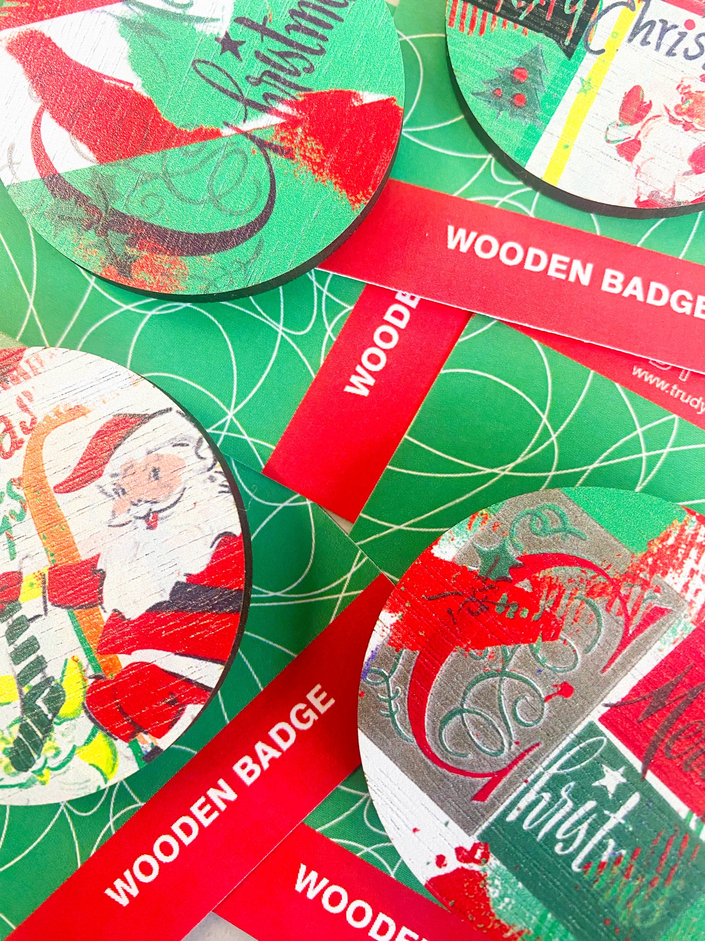 Collection of Christmas brooches