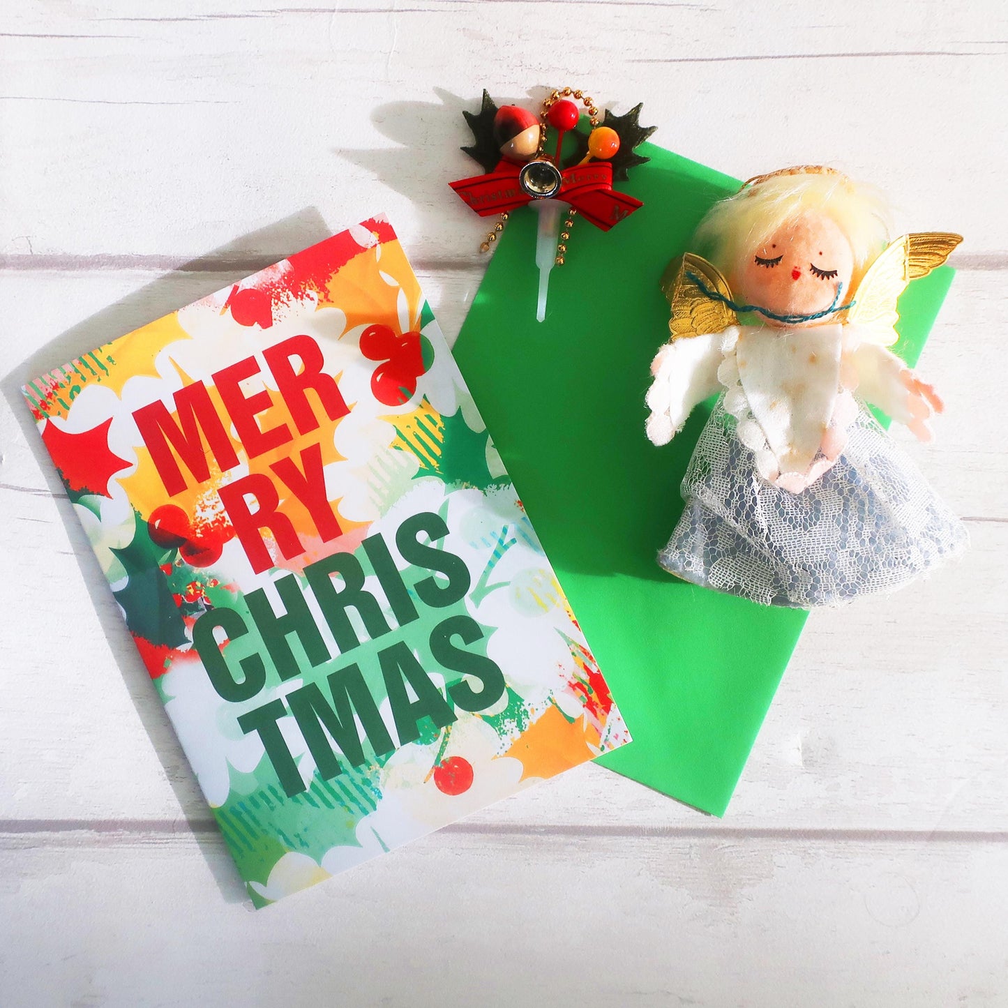 Merry Christmas Seasonal berries card