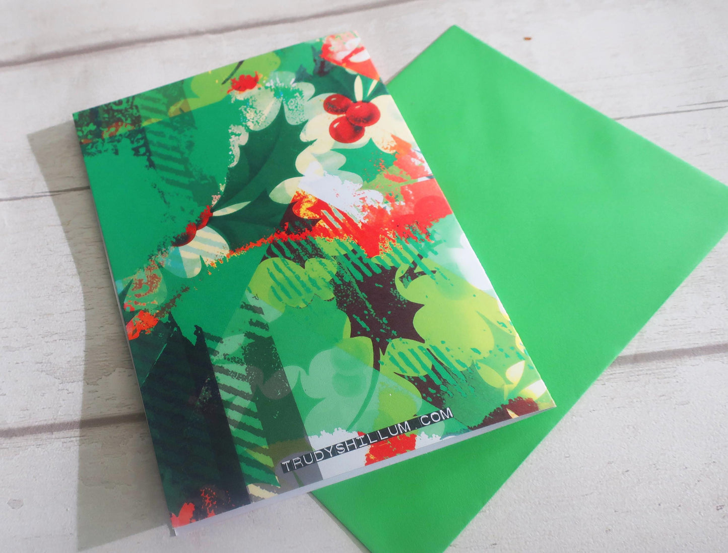 Merry Christmas Seasonal berries card