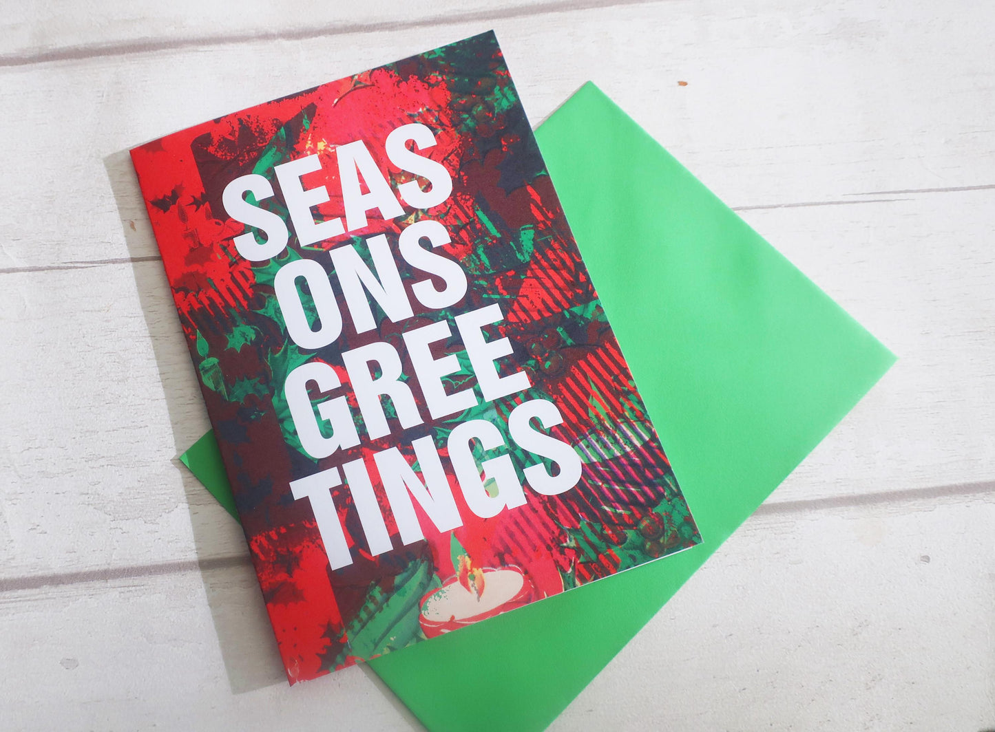 8 Christmas cards holiday bundle, greetings card pack